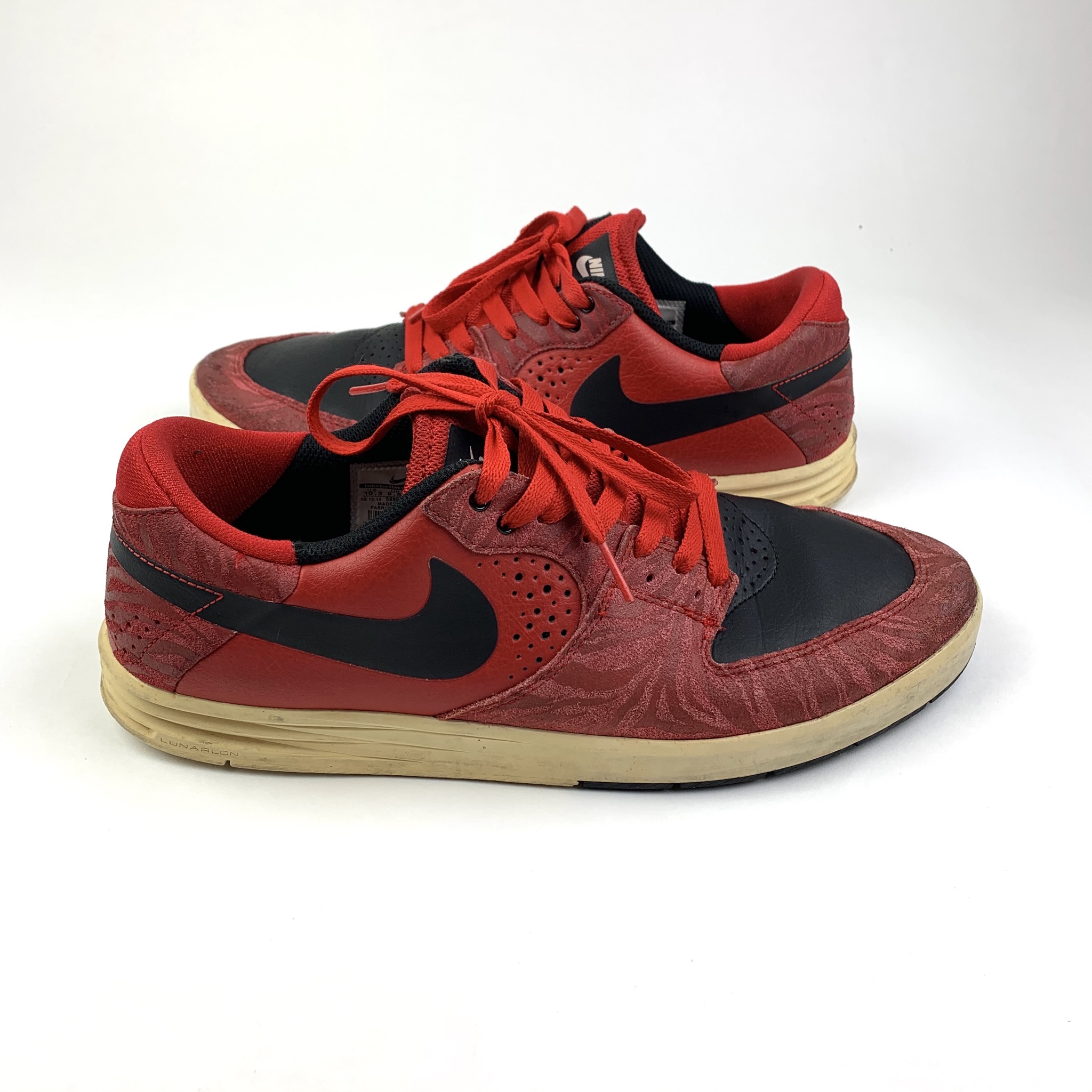 In samen Wapenstilstand Jitterr • Nike SB Paul Rodriguez 7 red tiger sneakers